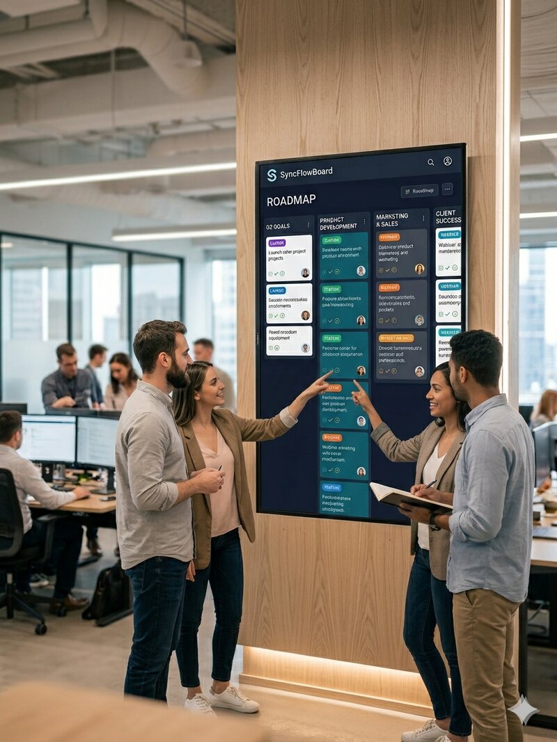 SyncFlow in use — photo 1