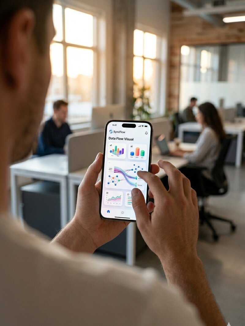 SyncFlow in use — photo 8